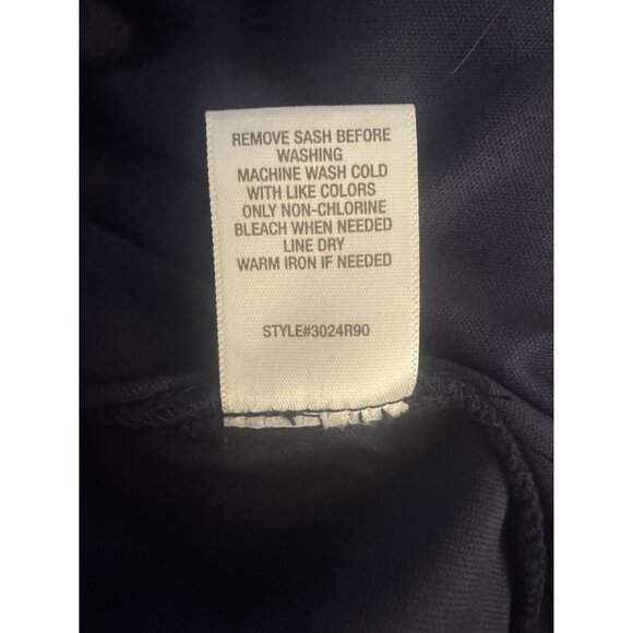 Dressbarn Chiffon Mixed Print‎ Kimono Sleeve Dress with Tie Size 14W 1X Plus - Picture 9 of 9